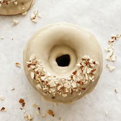 A picture of Mochi Donuts with Maple Glaze.