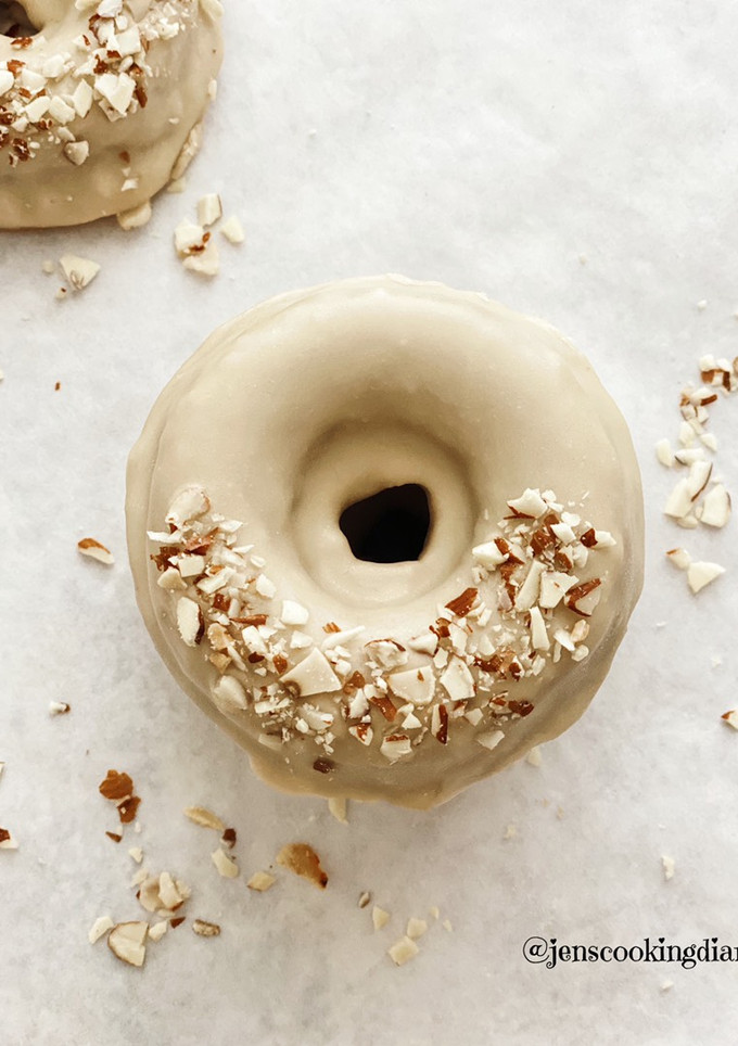A picture of Mochi Donuts with Maple Glaze.