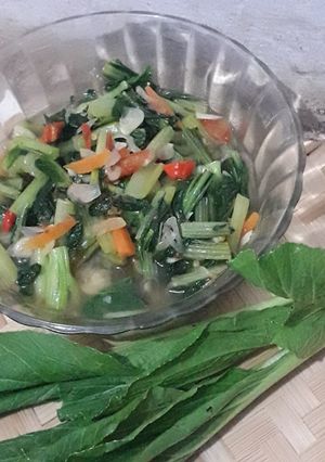 Foto resep 139. Tumis sawi hijau /calsim