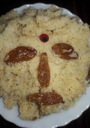 A picture of Mohan Bhog.