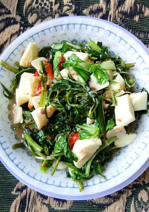 Foto resep Tumis kangkung tauco