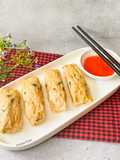Lumpia Kulit Tahu isi Ayam Kukus