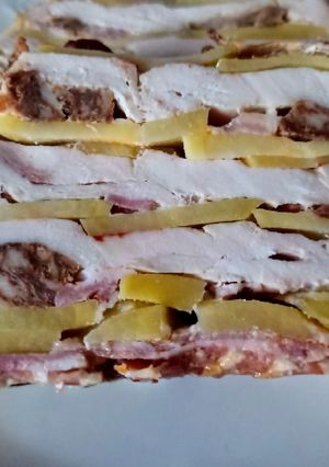 Rakott csirkemell recept fotója
