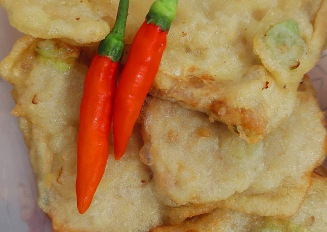 Terhadap kerusakan internal Mendoan: