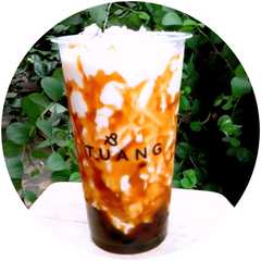 A picture of Brown sugar boba milk.