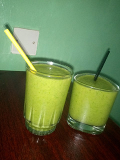 A picture of Simple green dream smoothie.