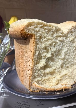 Una foto de 🍞🥖Pan Esponjoso en Panificadora 🥖🍞