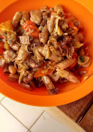 Foto resep Tumis cumi asin