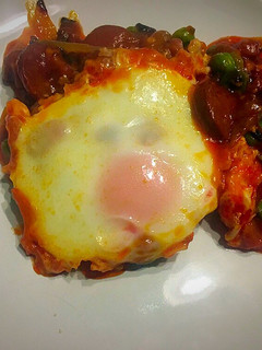 Una foto de Huevos a la flamenca