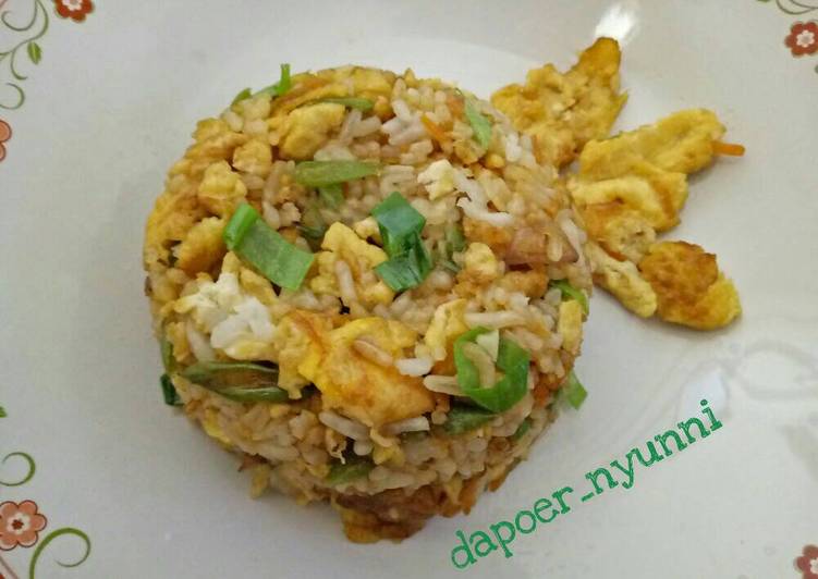 Orak-Arik Nasi, Telur & Sayur