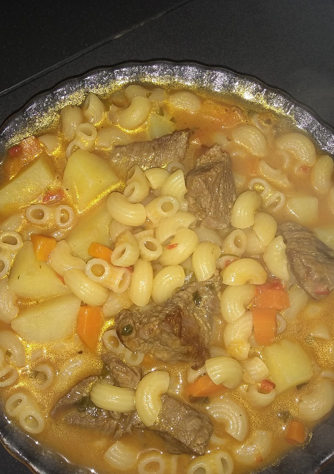 Una foto de Guiso de fideos codito