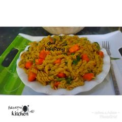A picture of Vegetable macaroni by salma.s.Adam.