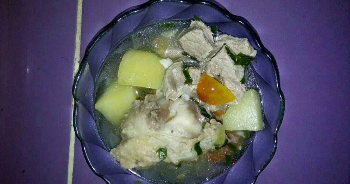 Resep Sop Tulang And Daging Sapi Simple Oleh Mama Ghaisan Cookpad