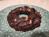 Brownie de manzana y plátano con nueces