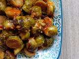 Coles de Bruselas con Sweet Chili