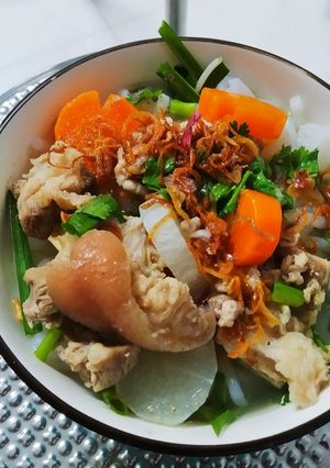 Hình của món Bánh canh nấu xương đơn giản.