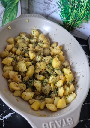Une photo de Pommes de terre rissolées au Cookeo infinity 😃