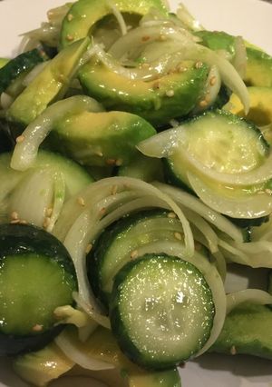 Una foto de Ensalada de pepino surcoreana(오이무침)