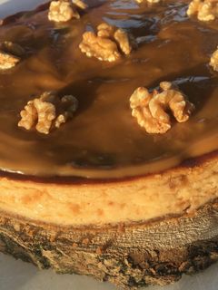 Una foto de Cheesecake de dulce de leche