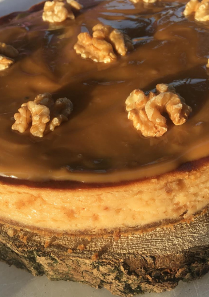 Una foto de Cheesecake de dulce de leche
