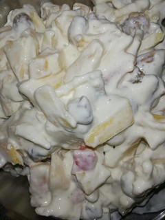 A picture of Russian salad.