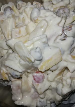 A picture of Russian salad.