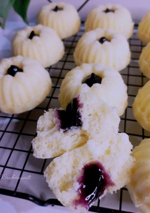 Foto resep Bolu susu mini blueberry