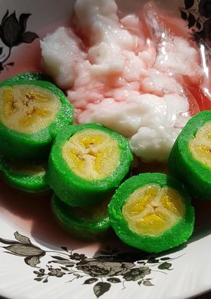 Foto resep Es Pisang Ijo