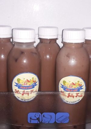 Foto resep Chocolate jelly drink