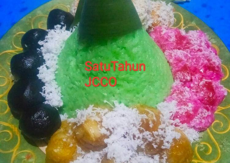 Tumpeng Jajanan pasar❤️💜💚 JCCo Happy yaumill milad 🎂🌹😘