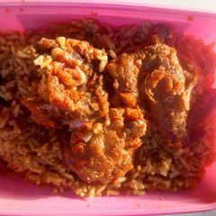 Jollof rice A picture of Jollof rice.