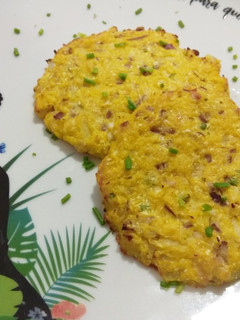 Una foto de Tortitas de coliflor al horno