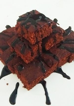 A picture of 3 Ingredients Brownies.