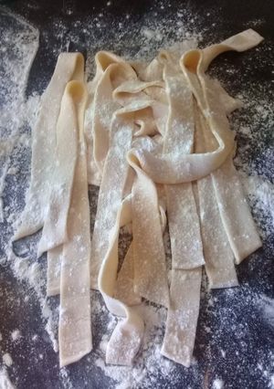 Una foto de Fideos caseros