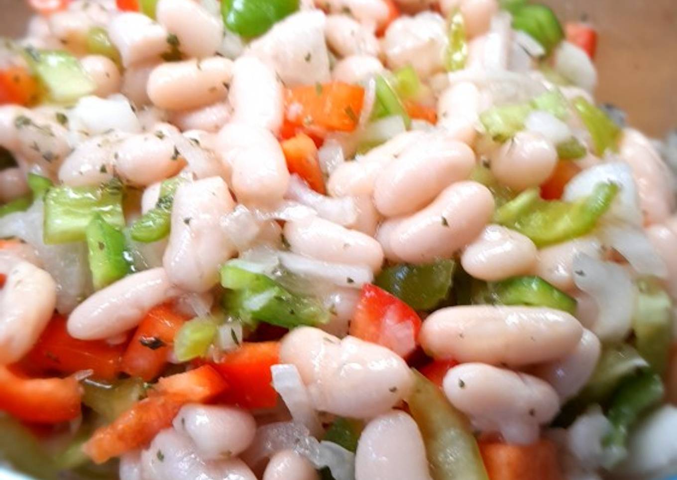 Ensalada de judías blancas
