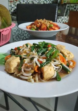 Foto resep Tumis kacang panjang toge tahu