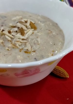 A picture of Talbina(Barley Porridge).