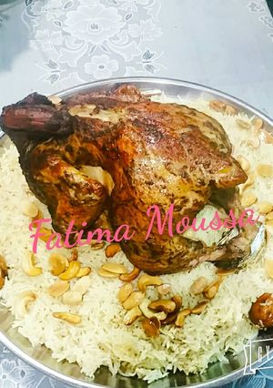 صورة لوصفة دجاج مشوي عالقنينة