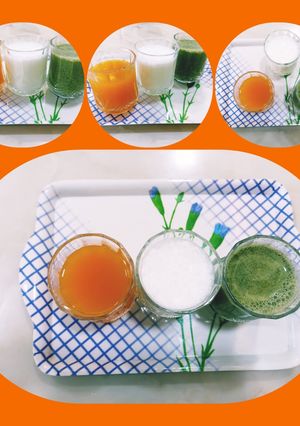 A picture of Tri color buttermilk.