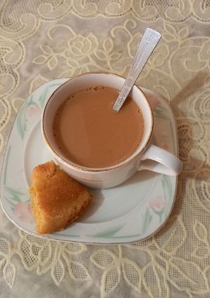A picture of Dam wali chai☕.