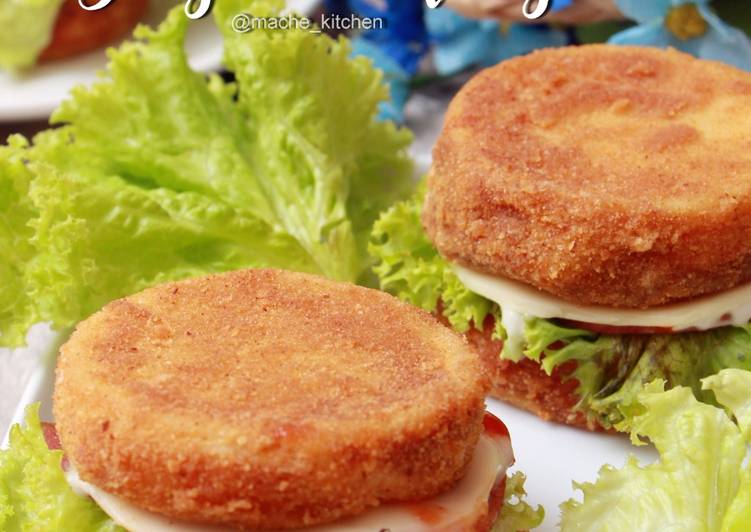 Olahan Burger Kentang | Resep Membuat Burger Kentang Yang Paling Enak