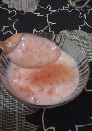 Foto resep Bubur sagu mutiara manis enyakk *simple