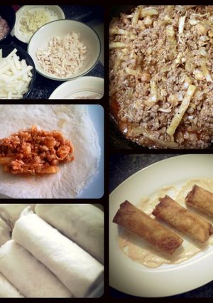 A picture of Fried Lumpia.