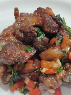 Una foto de Masa de cerdo frita