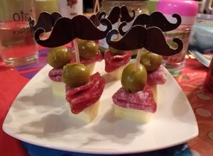 Una foto de Pinchos mini para fiesta
