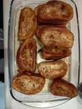 Torrijas con almíbar de miel