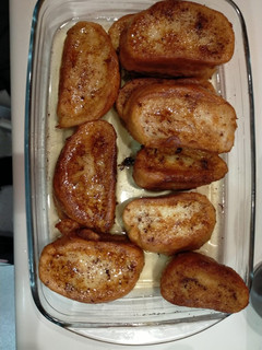 Una foto de Torrijas con almíbar de miel