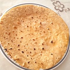 A picture of Besan ka paratha.