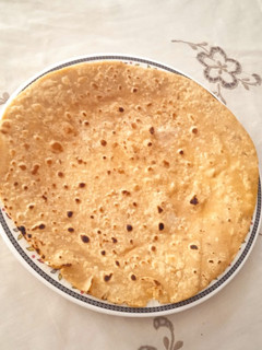 A picture of Besan ka paratha.