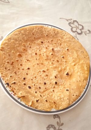 A picture of Besan ka paratha.
